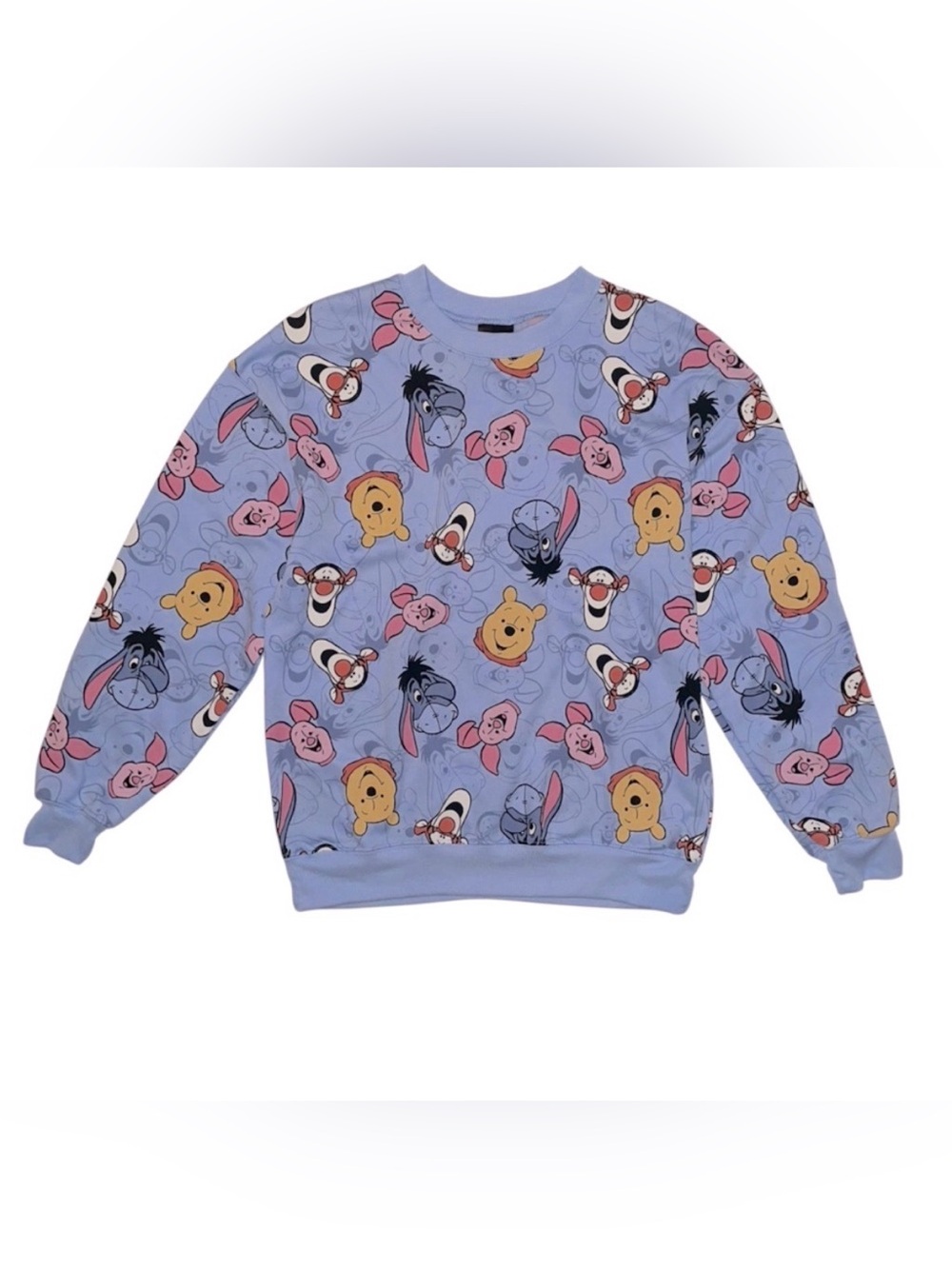 Disney Winnie the Pooh Character Sweatshirt Small NWOT